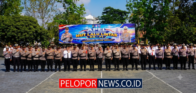 Peringati HUT Lalu Lintas Bhayangkara ke-71, Polres Bangkalan Tekankan Humanisme dan Keselamatan Masyarakat
