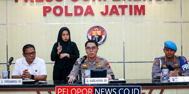 Polda Jatim Ungkap 1.870 Kasus Narkoba, 2.382 Tersangka Diamankan