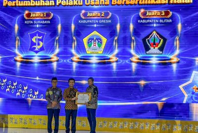 Surabaya Sabet Empat Penghargaan Syariah Award Jatim 2026, 6.139 UMKM Bersertifikat Halal