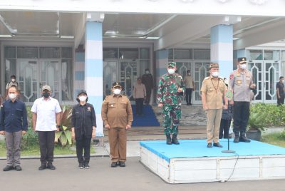 Apel Gabungan Satgas Karhutla di Rumjab Gubernur, Kapolda Kalteng Optimis Karhutla Cepat Teratasi