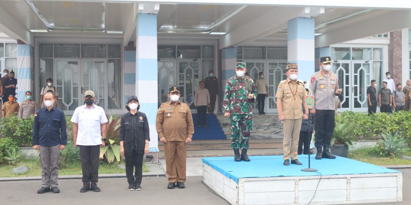 Apel Gabungan Satgas Karhutla di Rumjab Gubernur, Kapolda Kalteng Optimis Karhutla Cepat Teratasi