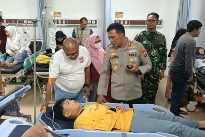 Kapolresta Sidoarjo Turun Langsung Cek Kondisi Santri Ponpes Manbaul Hikam