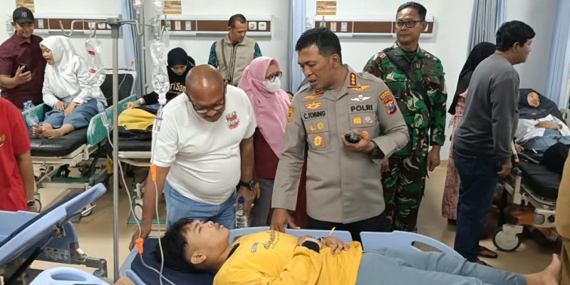 Kapolresta Sidoarjo Turun Langsung Cek Kondisi Santri Ponpes Manbaul Hikam