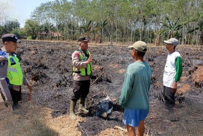 Respons Cepat Aplikasi Lancang Kuning, Polsek Karanganyar Cek Lokasi Hotspot di Desa Wonosari
