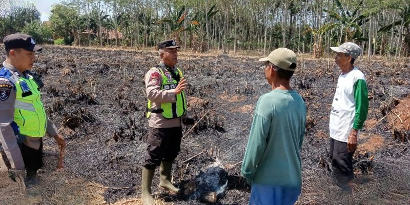 Respons Cepat Aplikasi Lancang Kuning, Polsek Karanganyar Cek Lokasi Hotspot di Desa Wonosari