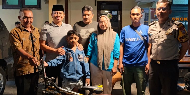 Respon Cepat dan Sigap, Polsek Balongbendo Temukan Anak Hilang dan Kembali Bertemu Orang Tuanya
