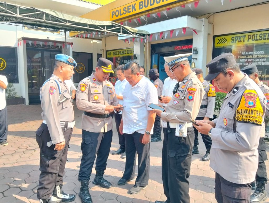 Polsek Buduran Mitigasi Anggota, Cegah Judi Online dan Pinjol