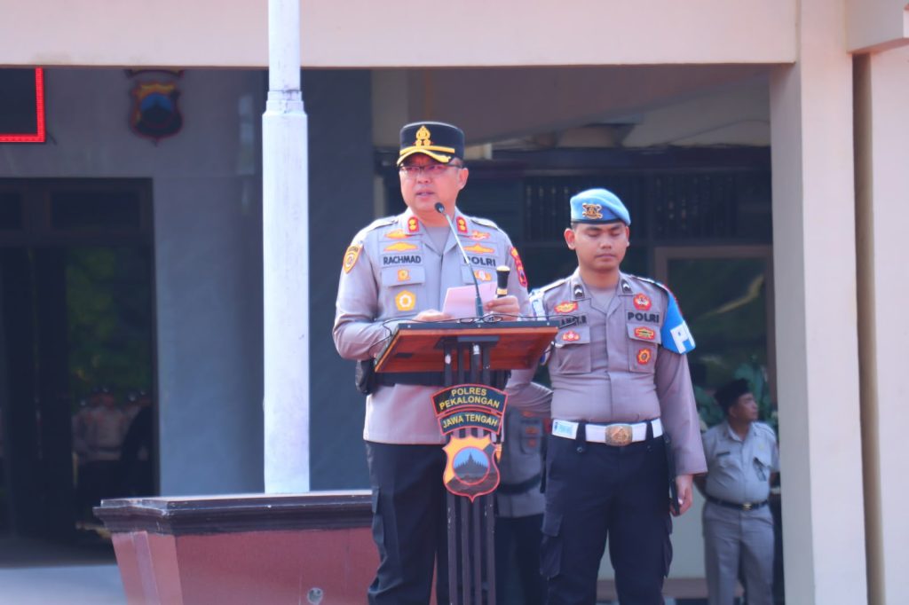 Polres Pekalongan Gelar Upacara HAORNAS ke-43, Dorong Masyarakat Aktif dan Bugar
