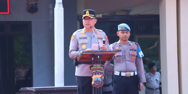 Polres Pekalongan Gelar Upacara HAORNAS ke-43, Dorong Masyarakat Aktif dan Bugar