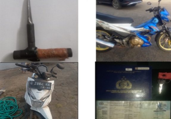 Motor Dicuri Saat Ditinggal Mengairi Sawah, 2 Pelaku Curanmor di Pekalongan Ditangkap