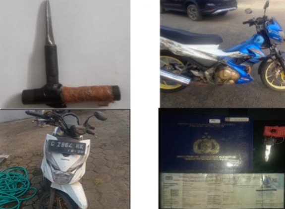 Motor Dicuri Saat Ditinggal Mengairi Sawah, 2 Pelaku Curanmor di Pekalongan Ditangkap