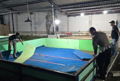 Polsek Candi Bongkar Sarana Sabung Ayam di Desa Klurak