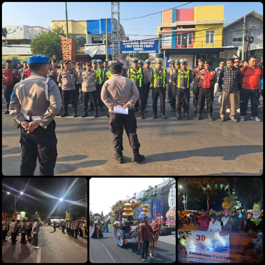 166 Personel Polres Pasuruan Sukses Amankan Pasuruan Carnival yang Dipadati Ribuan Penonton