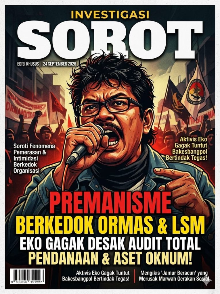 Soroti Fenomena Premanisme Berkedok Organisasi, Aktivis Eko Gagak Desak Audit Total Pendanaan dan Aset Oknum LSM atau Ormas