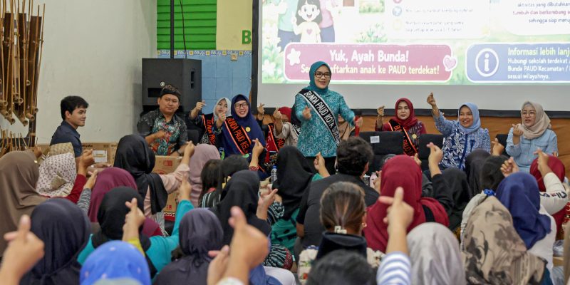 Roadshow PUSPAGA di Kapas Madya Baru, Bunda Rini Ajak Orang Tua Jadi Teman Curhat Anak