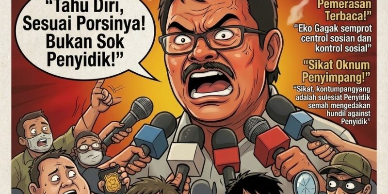 Eko Gagak “Semprot” LSM dan Wartawan “Abal-Abal”, Bertingkah Bak Penyidik, Ujung-ujungnya Cuan