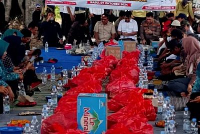 Tasyakuran Atas Pembangunan Jalan Kab, Nganjuk