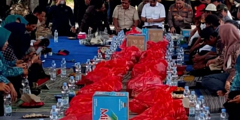 Tasyakuran Atas Pembangunan Jalan Kab, Nganjuk