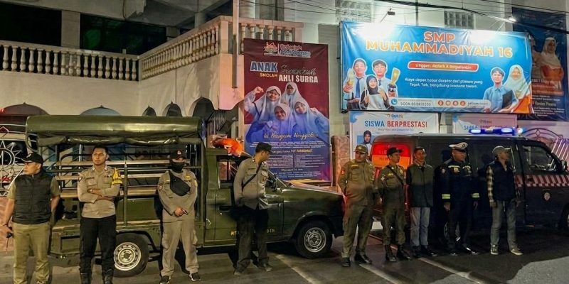 Polsek Semampir Bersama Satpol PP Gencarkan Patroli Harkamtibmas, Ciptakan Situasi Kondusif