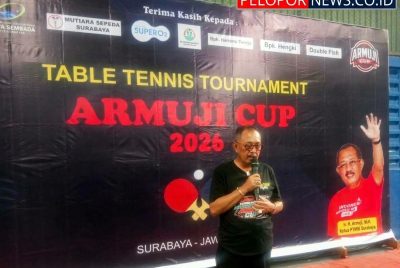 Table Tennis Tournament Armuji Cup 2026 Surabaya Jawa Timur Diikuti 305 Peserta
