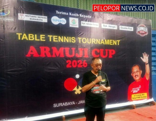 Table Tennis Tournament Armuji Cup 2026 Surabaya Jawa Timur Diikuti 305 Peserta
