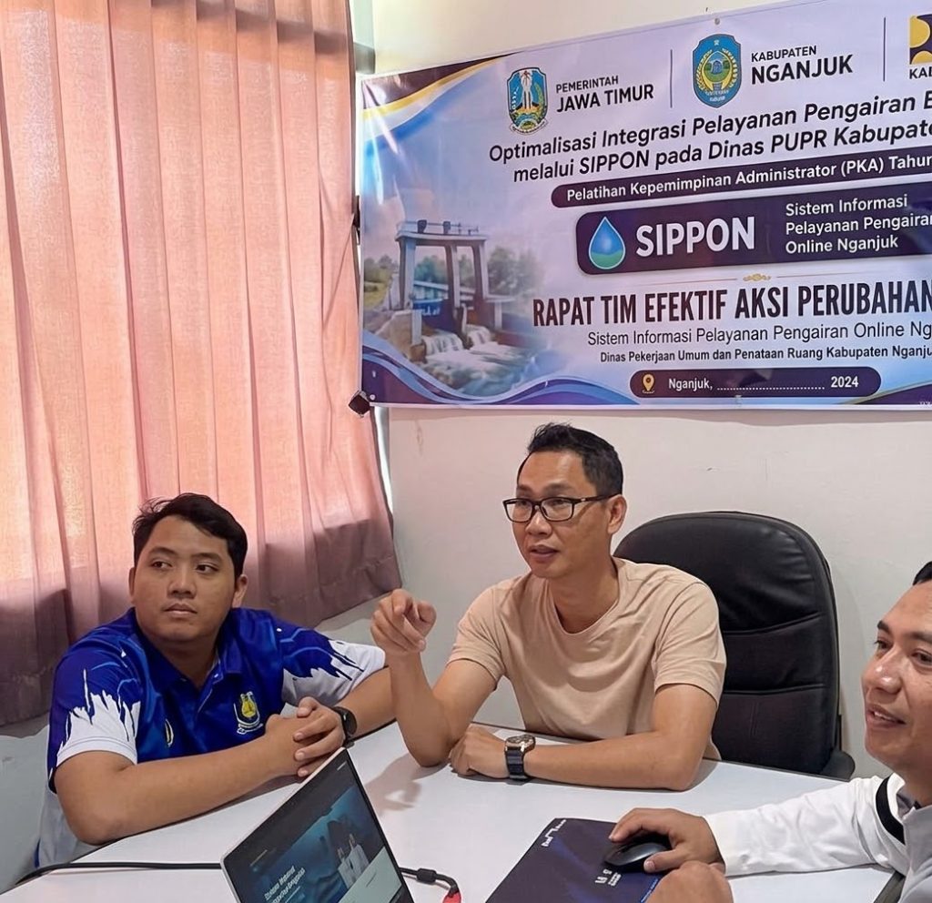 Perkuat Sinergi Melalui SIPPON, Dinas PUPR Nganjuk Lakukan Jemput Bola Demi Dekatkan Pelayanan Masyarakat