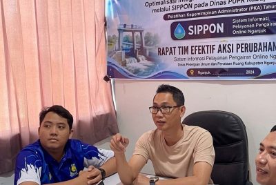 Perkuat Sinergi Melalui SIPPON, Dinas PUPR Nganjuk Lakukan Jemput Bola Demi Dekatkan Pelayanan Masyarakat