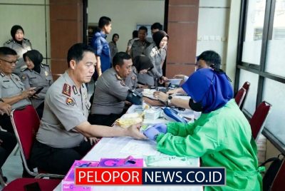 Sambut Hari Jadi ke-75 Humas Polri, Polda Jatim Gelar Aksi Donor Darah dan Kumpulkan 100 Kantong Darah