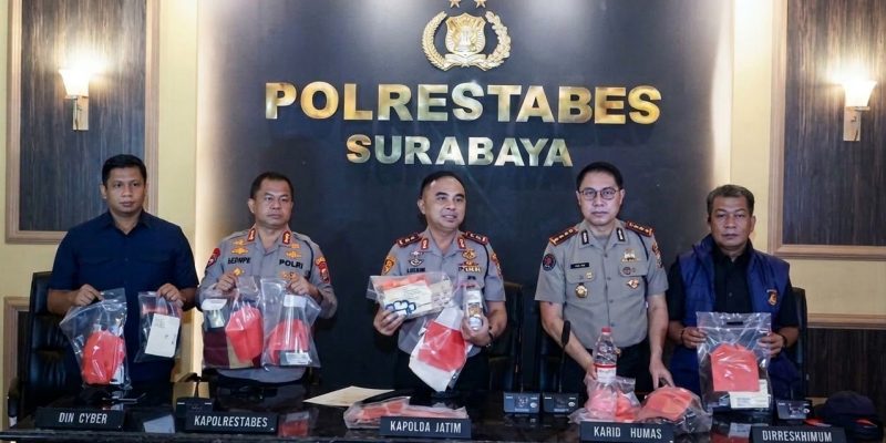 Mencegah Potensi Kericuhan Unjuk Rasa Mahasiswa, Polda Jatim Amankan 11 Orang di Sekitar Gedung Negara Grahadi