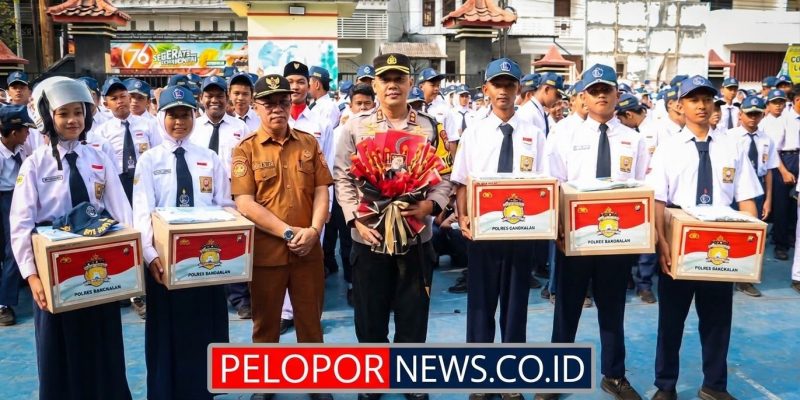 Aksi Nyata Polisi Peduli Pendidikan, Kapolres Bangkalan Kawal Keselamatan Generasi Muda
