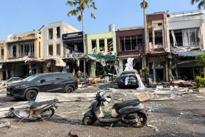 Ledakan Tabung Gas Hancurkan 20 Ruko di San Antonio Pakuwon City Surabaya, 5 Orang Luka Bakar