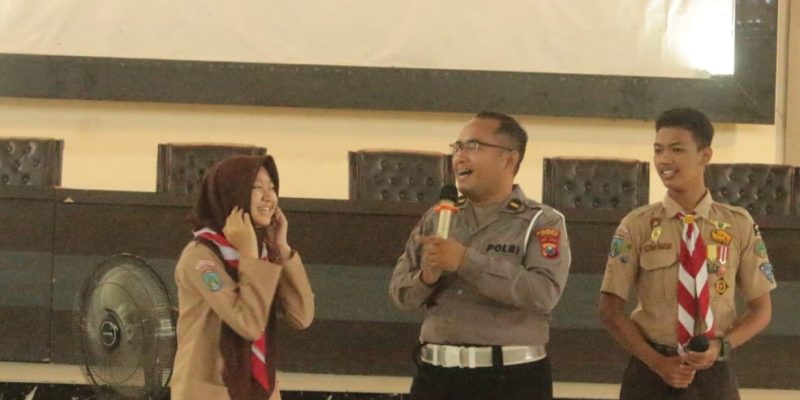 Polresta Sidoarjo Edukasi Pemanfaatan AI ke Pelajar