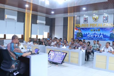 Kawal Pilkades Serentak di 34 Desa, Polres Pekalongan Terima Asistensi Pengamanan dari Biroops Polda Jateng