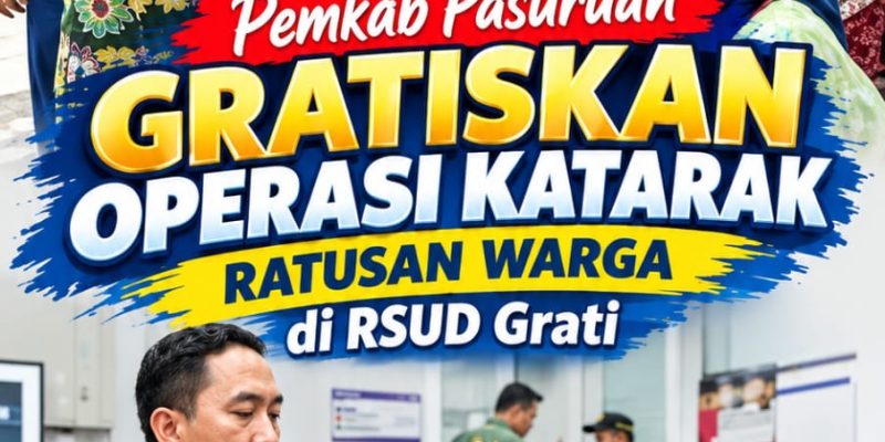 Pemkab Pasuruan Gratiskan Operasi Katarak 200 Warga di RSUD Grati
