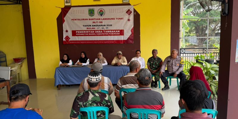 Pemdes Tambakan Bangil Salurkan BLT Dana Desa Tahap 3 Oktober 2026, 8 KPM Terima Rp 900 Ribu