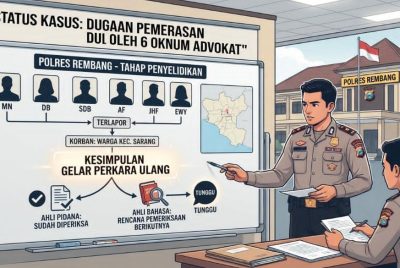 Usut Dugaan Pemerasan Oleh 6 Oknum Advokat, Polres Rembang Bakal Gandeng Ahli Bahasa