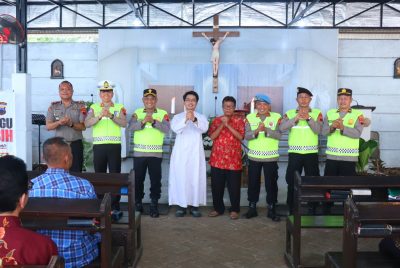 Perkuat Sinergi Antarumat Beragama, Polres Pekalongan Gelar Minggu Kasih di Karanganyar