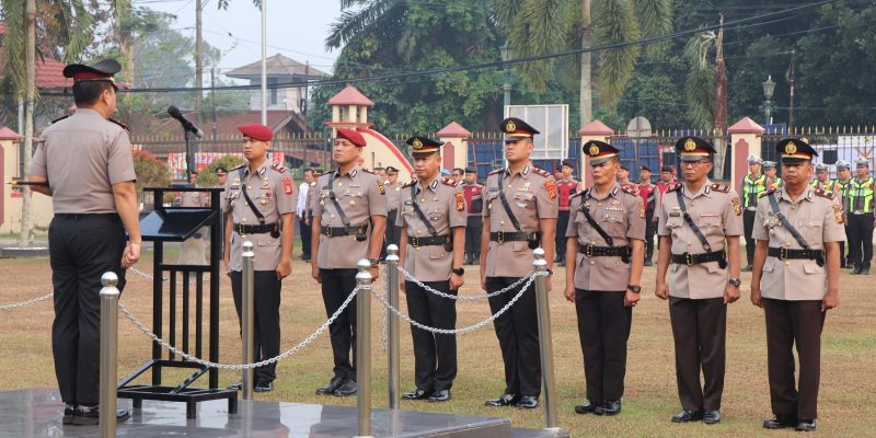 Pimpin Sertijab Tiga Perwira, Kapolres Musi Rawas : Laksanakan Tugas Profesional Berikan Pelayanan Humanis, Bentuk Polisi Bersama Masyarakat