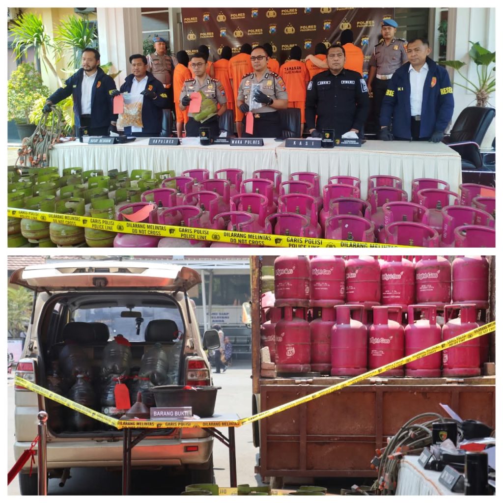Polres Pasuruan Ungkap Dugaan Penyalahgunaan Pertalite Subsidi