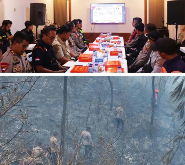 Polres Pasuruan Gelar Rakor Penanganan Karhutla Arjuno-Welirang