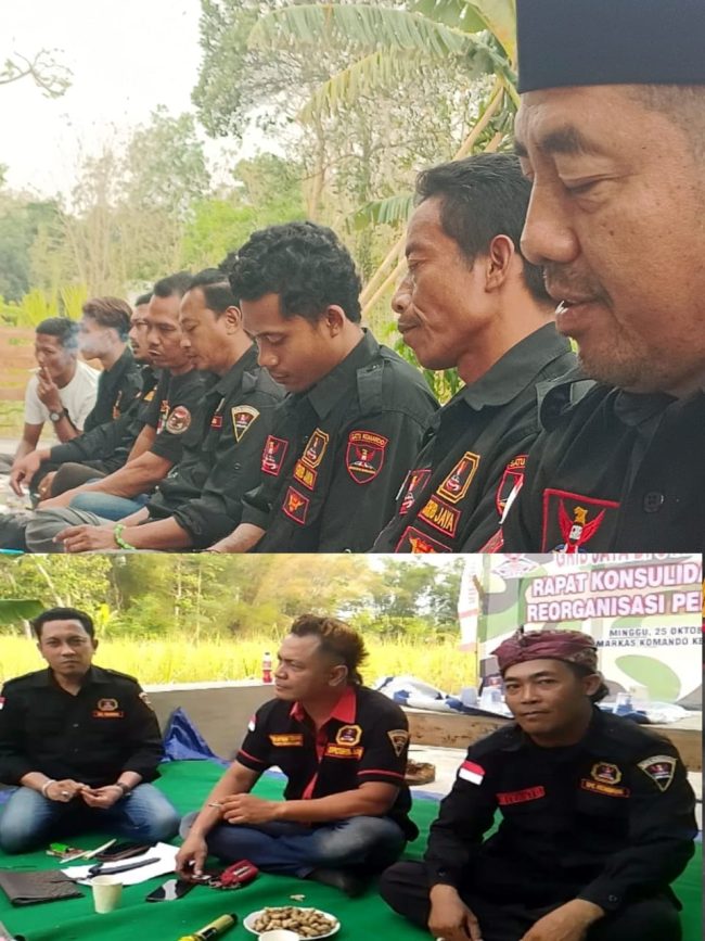 Rapat Konsulidasi dan Reorganisasi Pengurus Grib jaya DPC Rembang