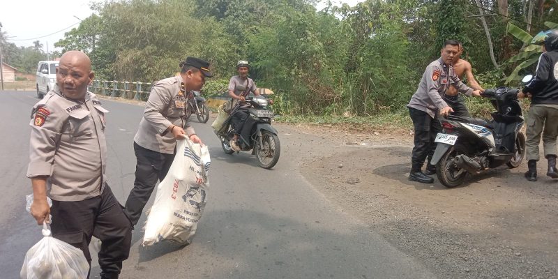 Respons Cepat Polsek Lubuklinggau Selatan I Bantu Tangani Korban Kecelakaan