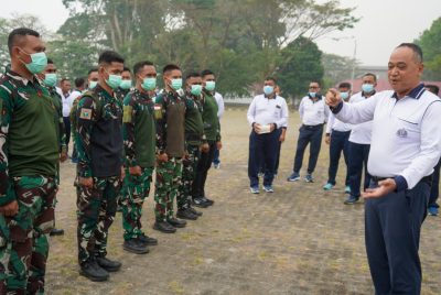 Atasi Dampak Kebakaran Hutan, TNI AL Kodaeral IX Kerahkan Satgas Karhutla ke Maluku Tengah