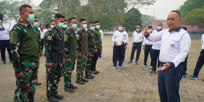 Atasi Dampak Kebakaran Hutan, TNI AL Kodaeral IX Kerahkan Satgas Karhutla ke Maluku Tengah