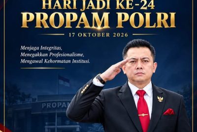 Pelopor Justice Apresiasi Hari Jadi Ke-24 Propam Polri, Dorong Penguatan Integritas dan Profesionalisme