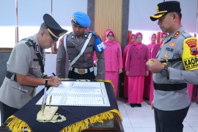 Pimpin Sertijab Kasat Intelkam dan Binmas, Kapolres Pekalongan Tekankan Penyegaran Manajerial dan Sinergi